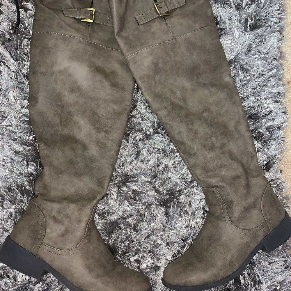 CR high knee boots (vintage wash🤩)